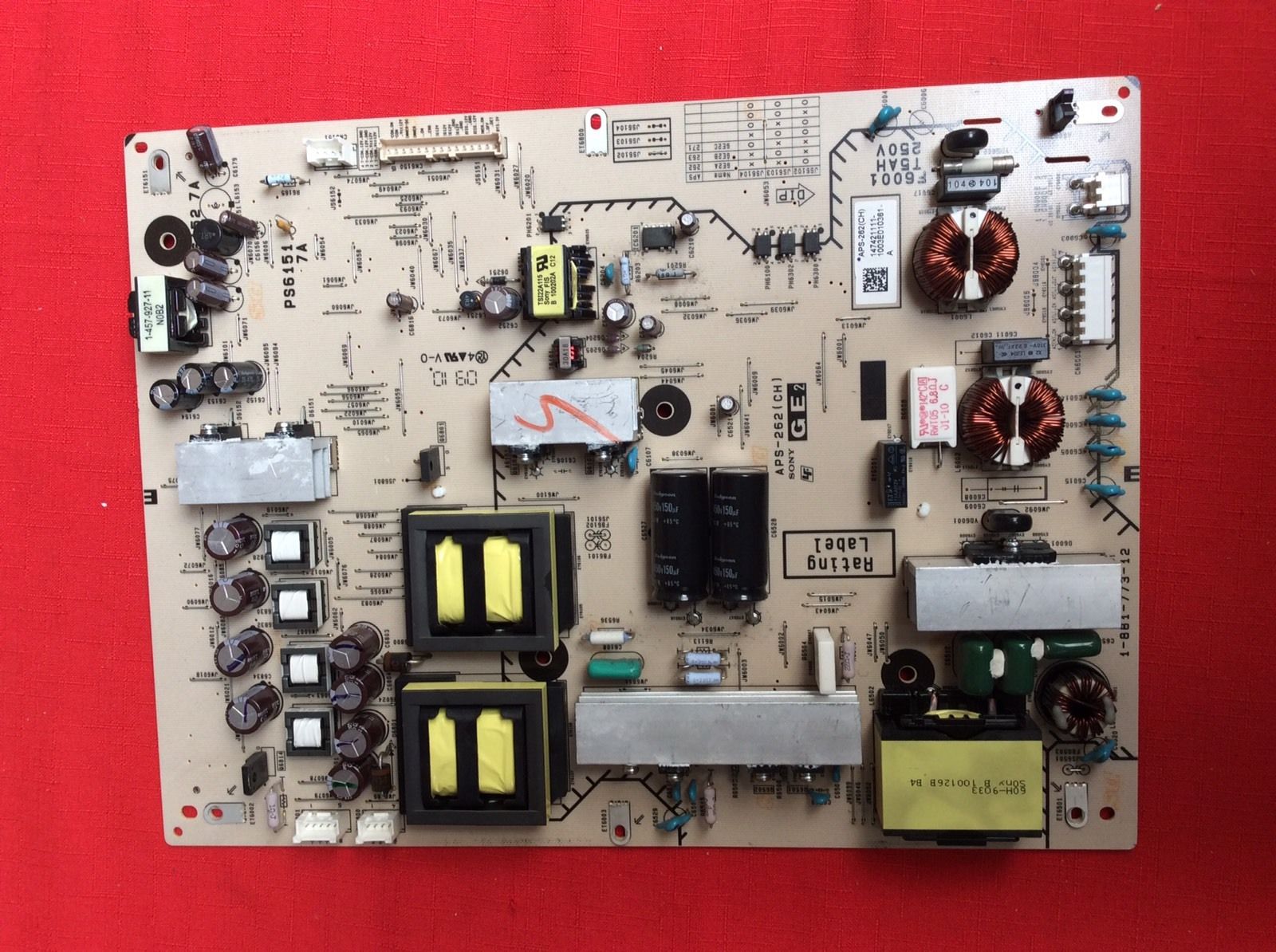 LCD Netzteil Board Sony APS-271 APS-262(CH)1-881-773-12 KLV-46E